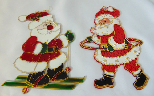 Vintage christmas stained - vintage,