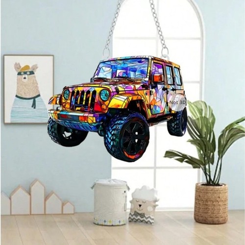 Jeep suncatcher window - window, hanging