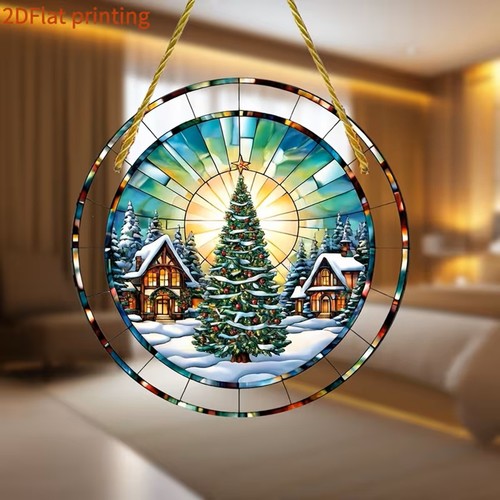 Christmas tree suncatcher - christmas,