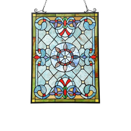 Stained glass window panel - glass,