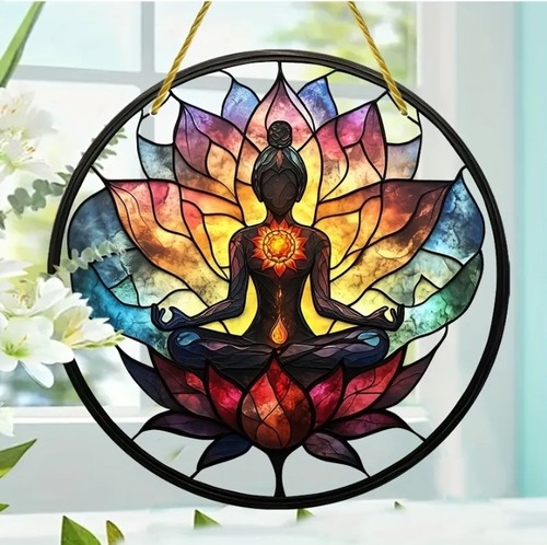 Lotus flower suncatcher - suncatcher,