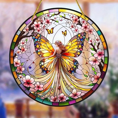 Fairy butterfly suncatcher - fairy,