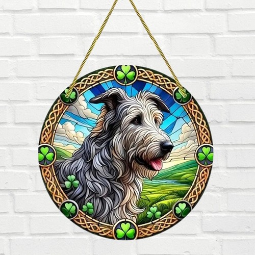 Irish wolfhound suncatcher - irish,