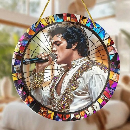 Elvis presley king - elvis, suncatcher