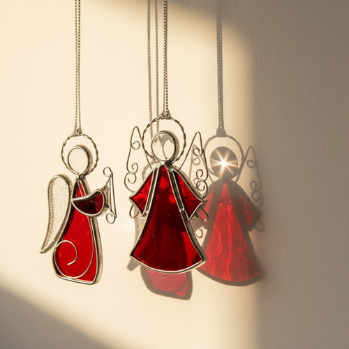3pcs handmade stained glass - 3pcs,