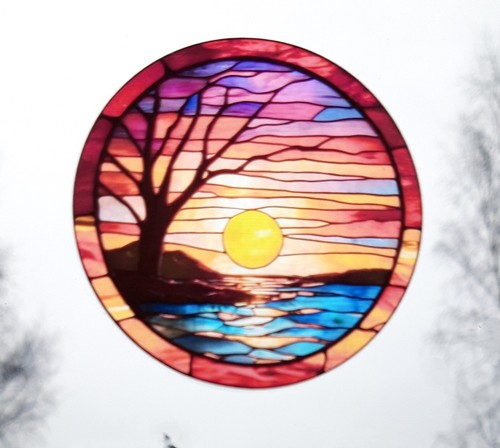 Sunrise decorative window - sunrise,