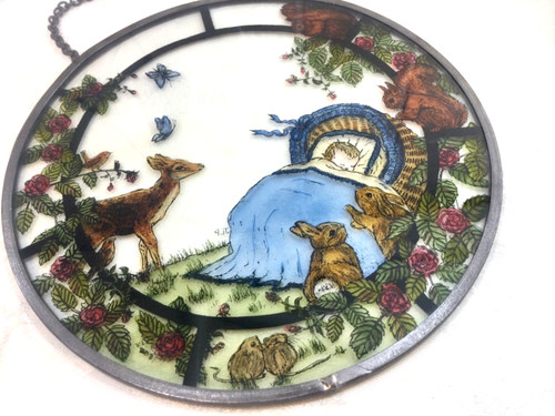 Handpainted stained glass - handpainted,