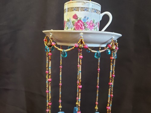 Repurposed tea cup - repurposed,