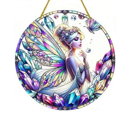Fairy suncatcher decorative - fairy,