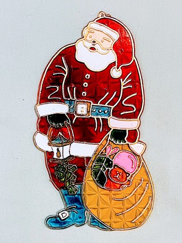 Vintage christmas stained - vintage,