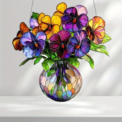 Flowers suncatcher window - flowers,