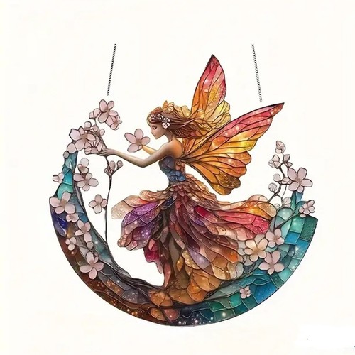 Mystic fairy suncatcher window - fairy,