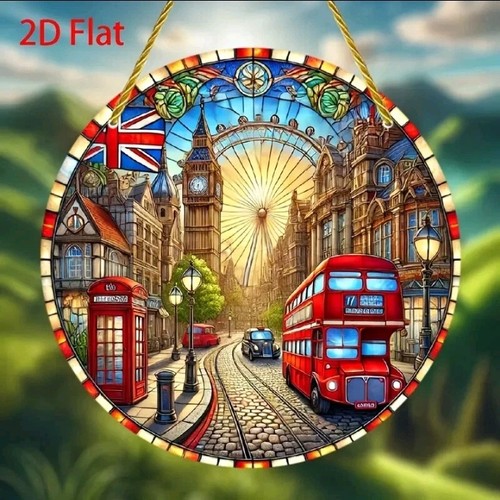 London street scene bus - street,