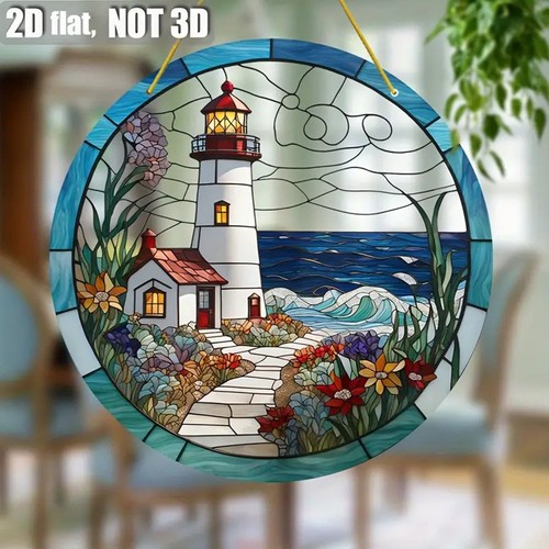 Lighthouse suncatcher window - lighthouse,
