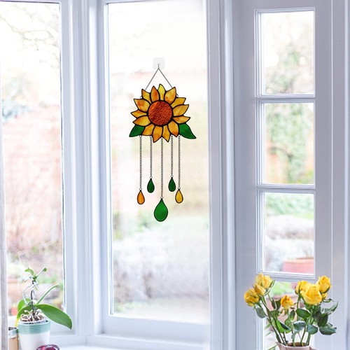 Stained glass sun cather - stained,
