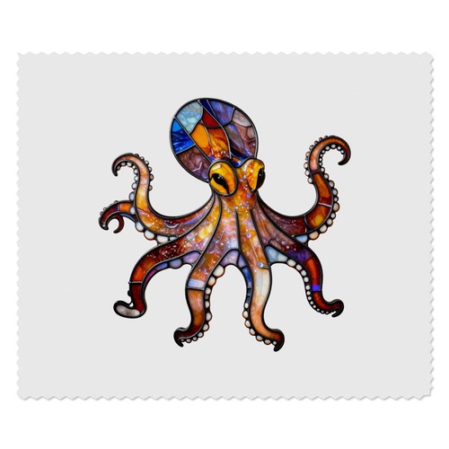 Stained glass octopus - 'stained, octopus'